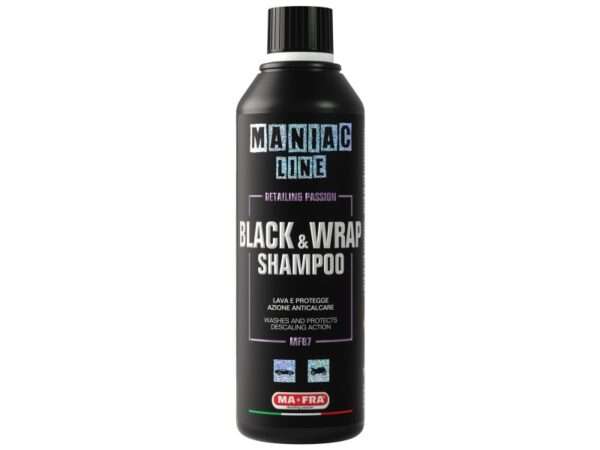 BLACK & WRAP SHAMPOO 500ML - MANIAC